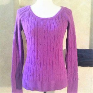 Wool Cable Knit Sweaters Sz L 3 colors Like New